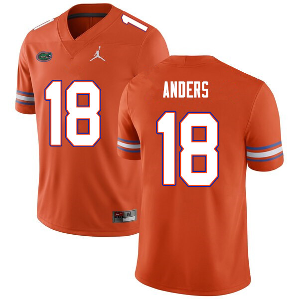 Men #18 Jack Anders Florida Gators College Football Jerseys Sale-Orange